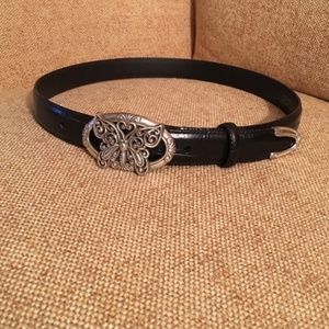 Black Leather Belt